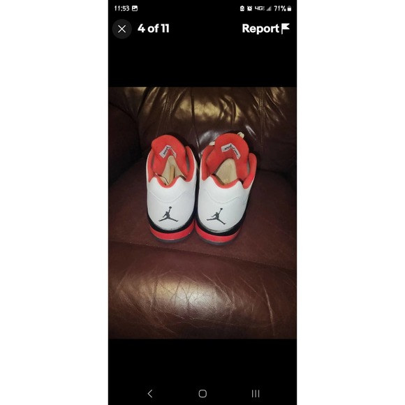 Air Jordan 5 Retro Low \'Fire Red\' 819171-101 main image 7